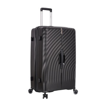 Troler mare Snowball SW47203, polipropilena, fermoar antifurt, cifru TSA, 4 roti duble, 79 cm, negru - Img 3