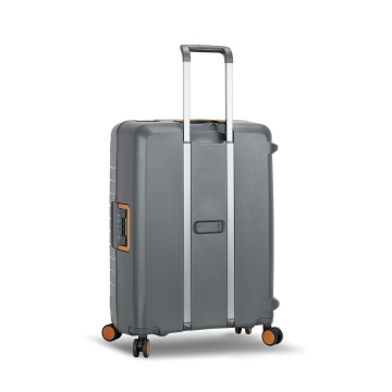 Troler Mediu 68x47x26 cm Snowball, 100% Polipropilenă, Închidere Clapetă, SW57203, Antracit - Img 8