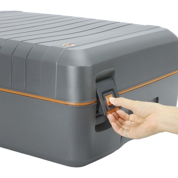 Troler Mediu 68x47x26 cm Snowball, 100% Polipropilenă, Închidere Clapetă, SW57203, Antracit - Img 18