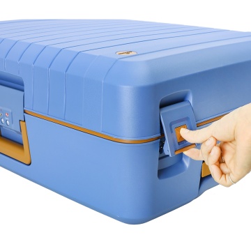 Troler Mediu 68x47x26 cm Snowball, 100% Polipropilenă, Închidere Clapetă, SW57203, Albastru - Img 16