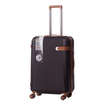 Troler Mediu ABS 4 Roti Duble ELLA ICON STYLE 1158-70 cm Maro - Img 7