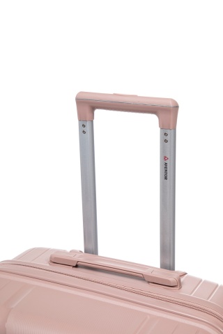 Troler mediu Aventor AV105, 65x44x25.5 cm, polipropilena, bagaj de cala, cifru TSA, rose - Img 13