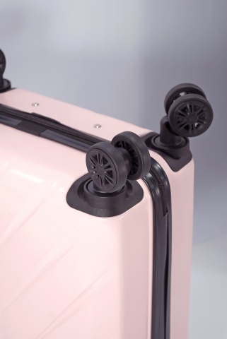 Troler mediu Benzi BZ 5787, ABS, cifru TSA, 4 roti duble, 66 cm, albastru deschis - Img 4