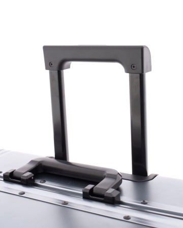 Troler Mediu din Aluminiu Gladiator Luma 67x46x24 cm, Bagaj de Cală, Cifru TSA, 4 Roți Duble, Antracit - Img 5