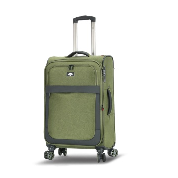 Troler Mediu Extensibil 66x41x24 cm Lee Cooper, Poliester, 4 Roti Duble, LC33503, Kaki - Img 13