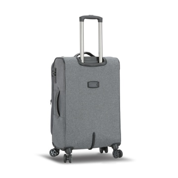 Troler Mediu Extensibil 66x41x24 cm Lee Cooper, Poliester, 4 Roti Duble, LC33503, Gri - Img 10