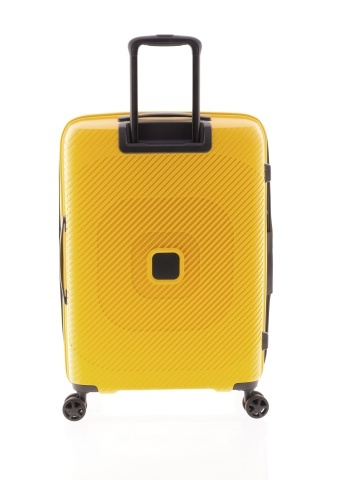Troler Mediu Extensibil 67x47x25 cm Gladiator Vincent, Polipropilenă, Cifru TSA, Galben - Img 7