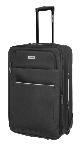 Troler Mediu Extensibil Diplomat ZC 3002 - 64 cm Negru