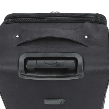 Troler mediu extensibil Madisson, 66x41x24/29 cm, poliester, bagaj de cală, 4 roți duble, cifru, SW55104, negru - Img 11
