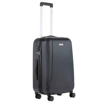 Troler Mediu, Extensibil, Policarbonat/ABS, 4 Roti Duble, cifru TSA, CarryOn Skyhopper, 68.5 cm, Negru - Img 5