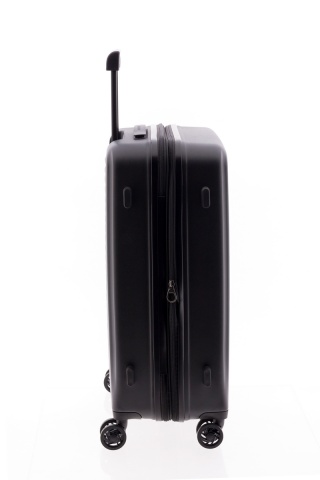 Troler Mediu Extensibil, Policarbonat, Cifru TSA, Gladiator, Nomadtec, MG 3211 - 65 cm, Negru - Img 4