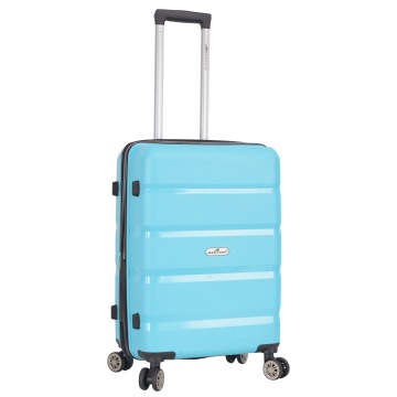 Troler Mediu Extensibil Polipropilena, Madisson, SW43603, 4 Roti Duble, Cifru TSA, 63 cm, Albastru deschis - Img 18