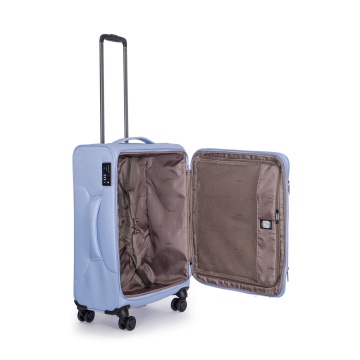 Troler Mediu Extensibil Stratic M Light Plus - 68 cm Albastru deschis - Img 2