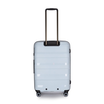 Troler Mediu Extensibil Stratic M Straw Plus - 66 cm Albastru Deschis - Img 3