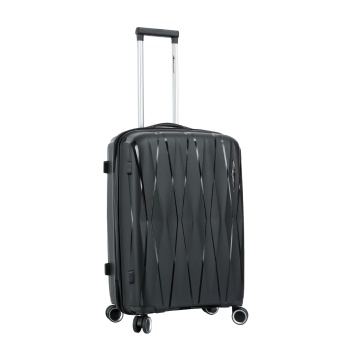 Troler mediu Madisson, 100%polipropilena, 67x43x25 cm, SW51103, negru - Img 7
