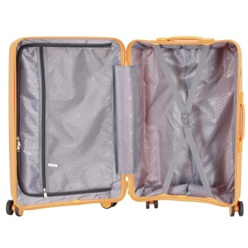 Troler Mediu Madisson, 67x44x27 cm, Polipropilenă, Fermoar Antifurt, Cifru, 70 L, SW65603, Verde închis - Img 2