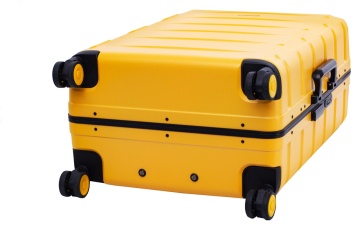 Troler mediu Snowball SW20503, policarbonat, inchidere cu clapeta, cifru TSA, 67 cm, galben, RESIGILAT - Img 5