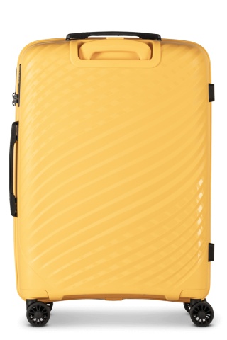 Troler Mediu Worldpack MAUI, F10520, 65 cm, Polipropilenă, Cifru TSA, 4 Roți Duble 360°, Galben - Img 8