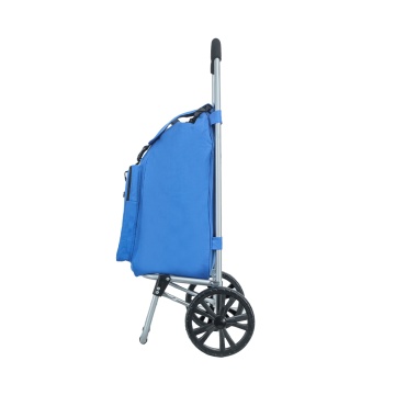 Carucior cumparaturi Madisson SW42028, 55L, 2 roti, buzunar termoizolant, albastru - Img 15