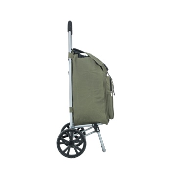 Carucior cumparaturi Madisson SW42028, 55L, 2 roti, buzunar termoizolant, kaki - Img 18