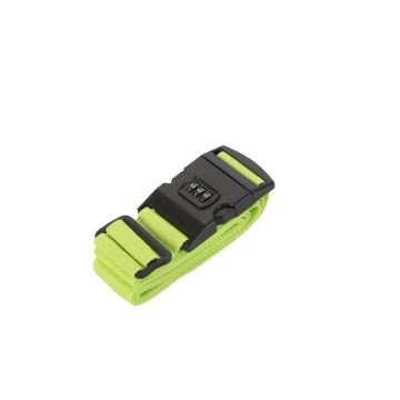 Curea de bagaj cu cifru CarryOn 505007, 183 cm, 100% nylon, verde