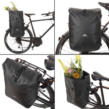 Geanta Bicicleta, Tip Rucsac, Material Tarpaulin, Dutch Mountains, Carbon, 604383, Negru - Img 9