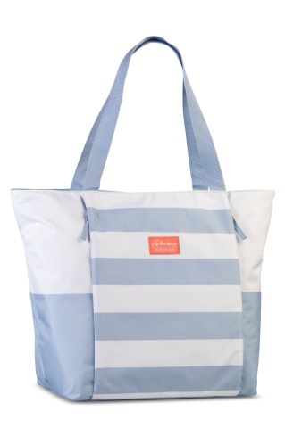 Geanta de Plaja Fabrizio, 58x40x20 cm, 31L, Poliester, F50467, Albastru deschis