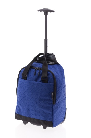 Geanta de voiaj cu role, Wizz Air/Ryanair, Nylon/Poliester, Origami, MV 24648 - 40 cm, Albastru