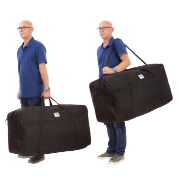 Geanta de voiaj Extra Large TravelZ XXL 175 L, 92 x 50 x 38 cm, Negru - Img 3