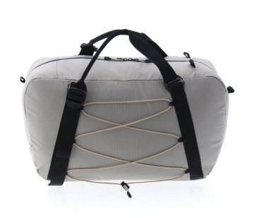 Geanta de voiaj/sport Vogart Boreal, 55x31x25 cm, pentru calatorii/sala, nylon ripstop, curea detasabila, bej - Img 5