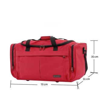 Geanta de voiaj XL, Snowball, SW32170 - 70 cm, Rosu - Img 3