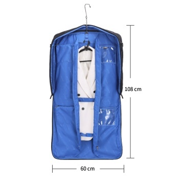 Geantă Haine 108x60 cm, Nylon 1200D, Snowball, SW67703, Negru - Img 2