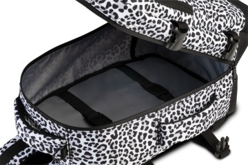 Rucsac avion 40x25x20 cm, Wizz Air/Ryanair, poliester, 20 L, cabin PRO small, Bestway, F40290-R, alb/negru - Img 3