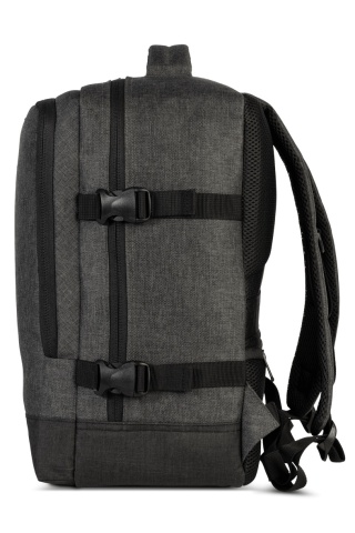 Rucsac Avion 40x30x20 cm Wizz Air/Ryanair, Poliester, 24 L, Bestway Cabin Pro, Antracit - Img 5