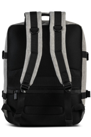 Rucsac Avion 40x30x20 cm Wizz Air/Ryanair, Poliester, 24 L, Bestway Cabin Pro, Gri deschis - Img 6