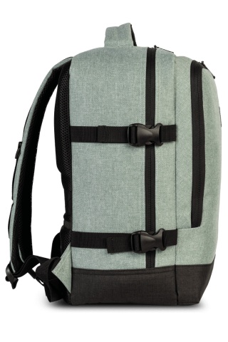 Rucsac Avion 40x30x20 cm Wizz Air/Ryanair, Poliester, 24 L, Bestway Cabin Pro, Verde - Img 5