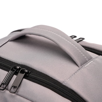 Rucsac Avion Aventor 40x30x20 cm Wizz Air/Ryanair, Poliester, 24 L, Mâner tip Geantă, AV202, Gri - Img 13