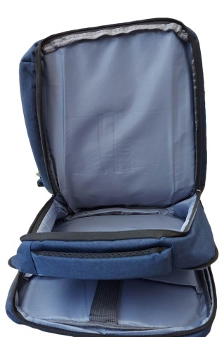 Rucsac Casual, Compartiment Laptop 15", Benzi, BZ 5678, Bleumarin - Img 3