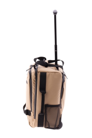 Rucsac cu role 40x25x20 cm, Wizz Air/Ryanair, PVC impermeabil, Gladiator Polar, MG 3958, 14", Bej - Img 11