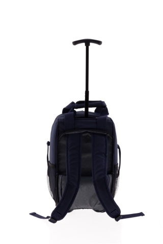 Rucsac cu role 40x25x20 cm, Wizz Air/Ryanair, PVC impermeabil, Gladiator Polar, MG 3958, 14", Bleumarin - Img 8