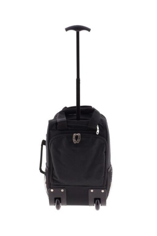 Rucsac cu role pentru Ryanair/Wizz Air Gladiator Metro, bagaj de mână 40x25x20 cm, poliester, MG 2158, laptop 14", negru - Img 7