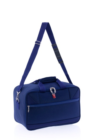 Rucsac de calatorie, tip geanta, pentru Wizz Air/Ryanair, Gladiator, Metro, MG 2128 - 40 cm Albastru - Img 8