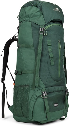 Rucsac de munte Dutch Mountains, 65 + 10 L, 602142, poliester, verde