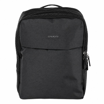 Rucsac Laptop 14" Davidts Portofino Wizz Air/Ryanair, 40 x 28 x 14 cm, Poliester 1680D/Piele ecologica, Antracit - Img 3