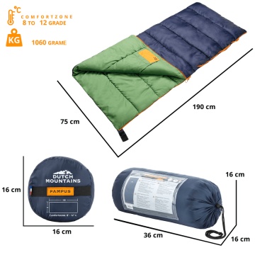 Sac de dormit Dutch Mountains Pampus 101240 190 x 75 cm - Img 2