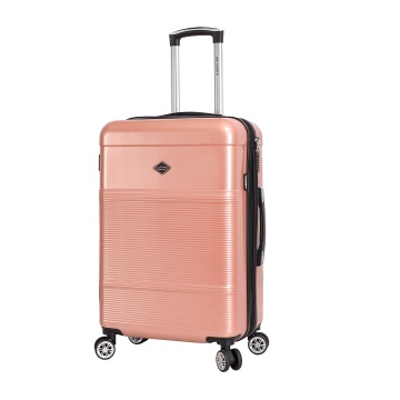 Set 3 trolere Lee Cooper LC32203, policarbonat, 4 roti duble, cifru, rose - Img 22