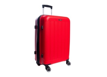 Set Troler de cabină Aventor + Rucsac Avion 40x30x20 cm, roșu/mov - Img 9