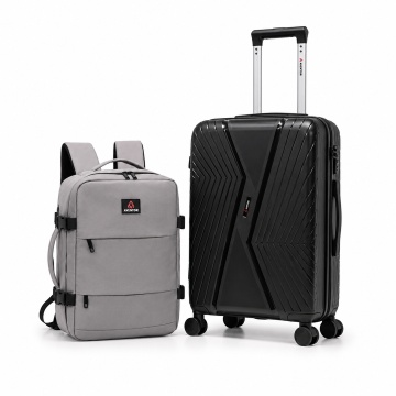 Set Troler de cabină Aventor + Rucsac Avion Bestway Cabin Pro, negru/gri