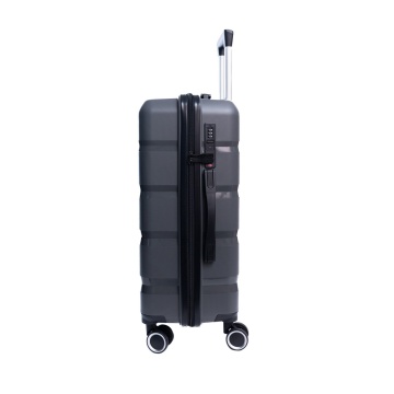 Set trolere Aventor AV102, 1 bagaj de cabina si 2 de cala, polipropilena, cifru TSA, antracit - Img 5