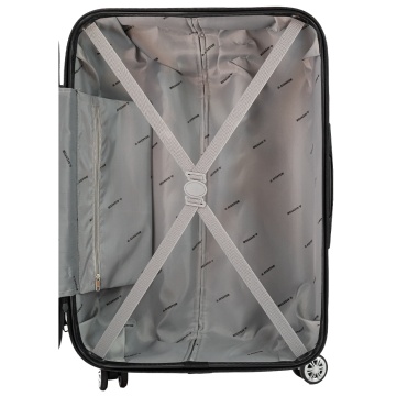 Set trolere Aventor AV104 roșu, compartiment interior cu bretele elastice, interior din material textil,